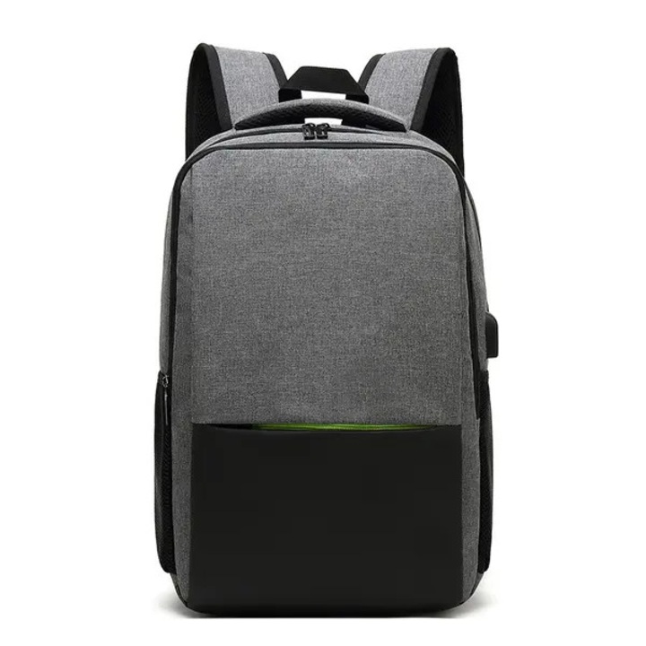 Rucsac laptop 15.6 inch, USB, capacitate mare, negru, 43x33x15cm