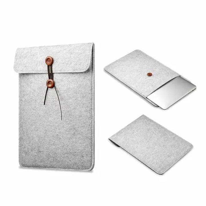 Laptop tok 14 hüvelykes, gyapjú, világosszürke