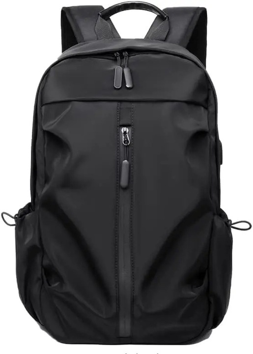 Fekete USB vízálló laptop hátizsák 45x30.5x15cm
