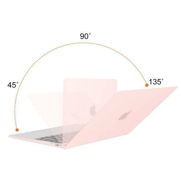 Husa laptop compatibil MacBook Air 13 inch, roz, 30.5x21.6x1.57 cm