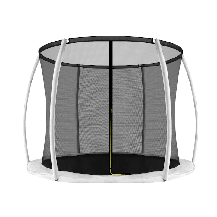 INLEA Belső védőháló 366 cm átmérőjű ULTIMATE JUMP trambulinhoz 6 rudas 165 cm magas - Fekete