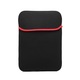Husa neopren laptop 10-17 inch, dublu fata, negru-rosu, 285x200mm-410x270mm