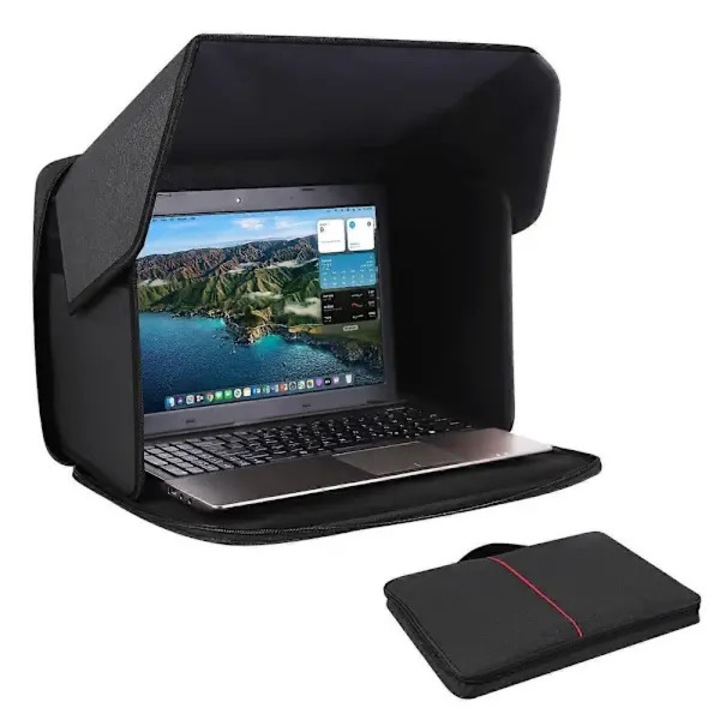Filtru confidentialitate pliabil pentru laptop 16 inch, anti-reflexie, negru, universal