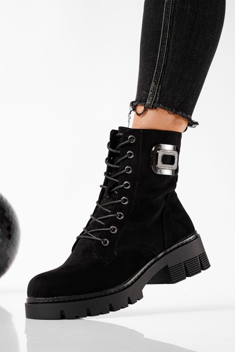 Ghete dama, OneFashionRoom, Palmer, Negru, 37 EU