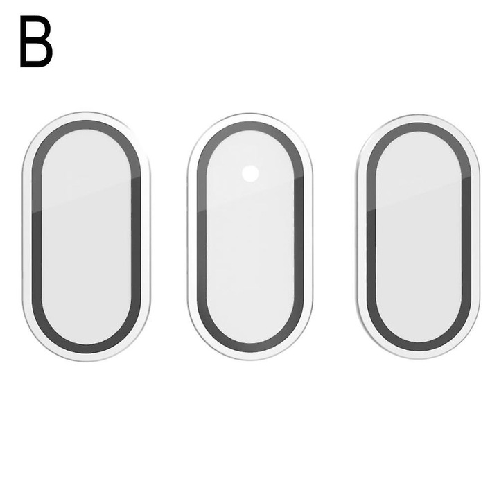 Fém előlapi lencsevédő fólia Meta Quest 3-hoz, 360°-os védelem, ezüst fekete arany, 106x67x12mm