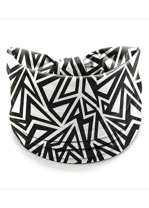Női sport fejpánt, textil anyag, nedvszívó, 24x15cm, kék