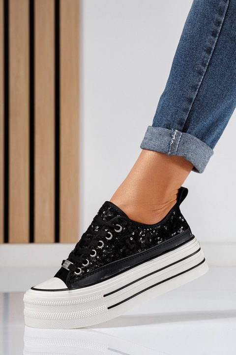 Pantofi dama, OneFashionRoom, Greta, Negru, 39 EU