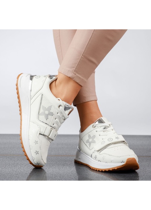 Pantofi dama, OneFashionRoom, Albi 13711, Alb, 38 EU