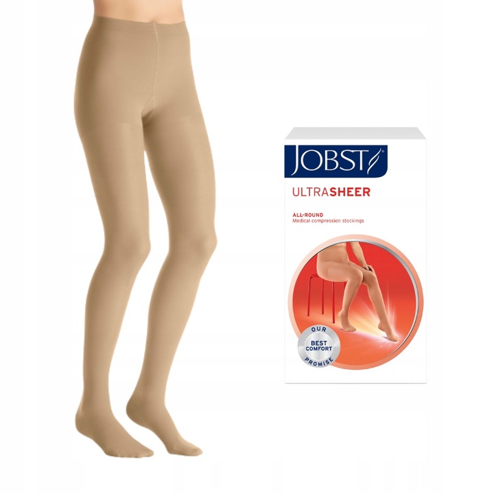 Ciorapi compresivi JOBST Ultrasheer CCL1 Marimea 1 Natural