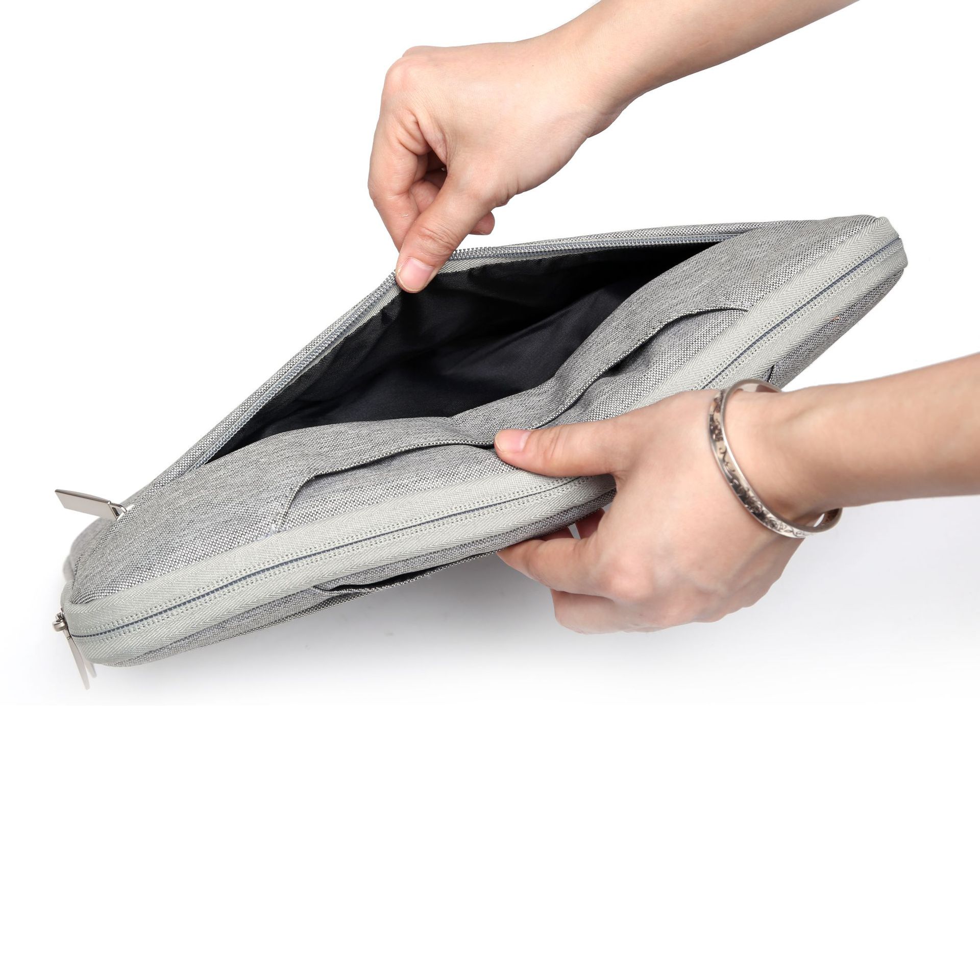 Husa laptop 15,6 inch, protectie 360, roz, usor de transportat