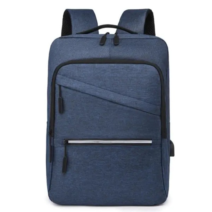 Többfunkciós laptop hátizsák 15.6 inch, USB, fekete, 40x14x28cm