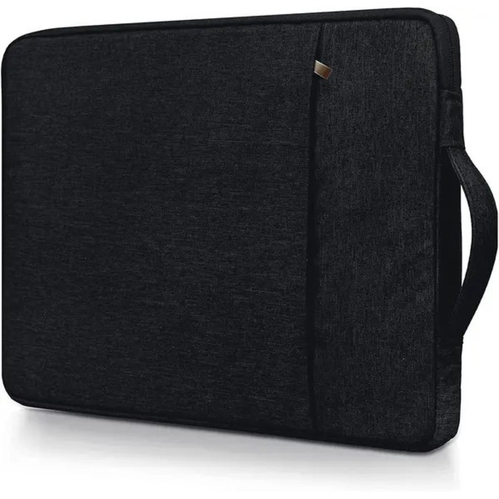 Laptop tok 13 hüvelykes, multifunkcionális, fekete poliészter, 12.99x9.45x0.79 hüvelyk