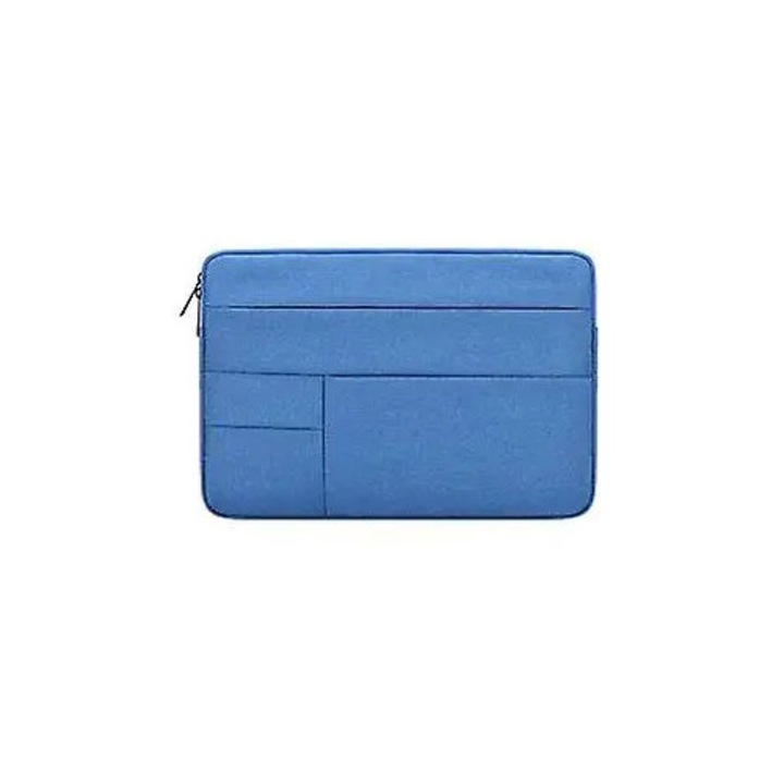 Laptop táska 11-12 hüvelyk, kék, 32.5x21.5x2.5cm, víz- és karcálló