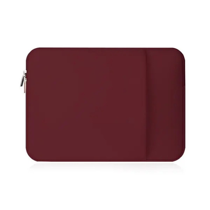 Laptop tok 12.5 inch, szivacsos, bordó, 33.5x23.5x1.5cm