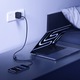 Baseus Flash 4 140W 2 az 1-ben gyorstöltő USB-C kábel, 1.5m, Fekete