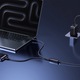 Baseus Flash 4 140W 2 az 1-ben gyorstöltő USB-C kábel, 1.5m, Fekete