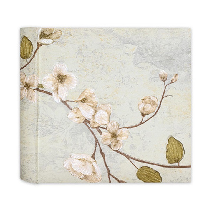 Fényképalbum, ZEP Jardin Cream, 40 oldal, 24x24 cm, Fényképek beragasztásához