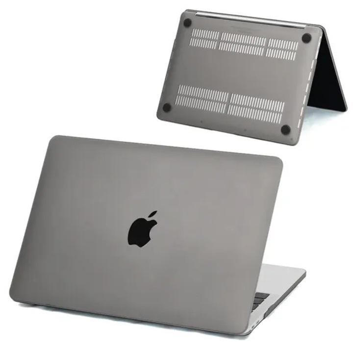 Laptop védőtok 15 hüvelykes, szürke, matt, perforált, 30.3x19.9cm