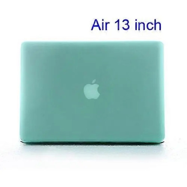 Zöld átlátszó kemény tok Macbook Air 13.3-hoz, teljes védelem, 2 darab
