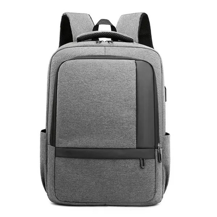 Laptop hátizsák 17.3 inch, USB, nagy rekesz, fekete, 42x29x14cm