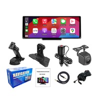 Navigatie auto multimedia MaGeCa, Apple CarPlay/Android Auto Wireless, Display tactil 10.26 inch, camera marsarier 1080P, Bluetooth, GPS/Siri, FM/AUX, Universala, Negru