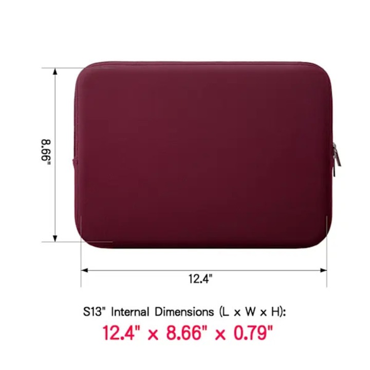 Laptop tok 13 inch, piros, 31.5x22x2 cm