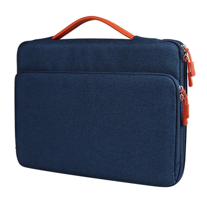 Laptoptáska 13.3 hüvelykes, kék, tágas, ergonomikus, habvédelem