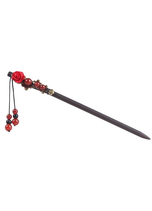 Lurrose chinezesc par stick floare par betisoare vintage agrafa pentru femei