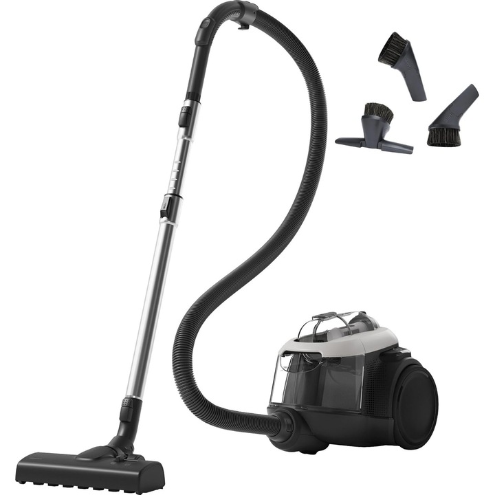 Aspirator fara Sac AEG CLEAN 6000, 700 W, Tehnologie Cyclone, Filtru HEPA, Recipient 1, 6 L, Alb