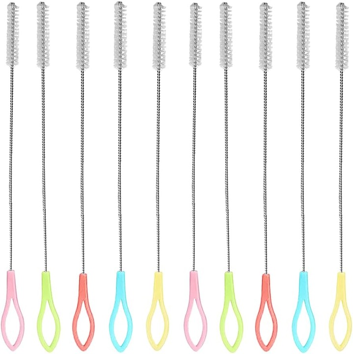 Set 20 perii curatare pai multicolor 4 culori 5 bucati fiecare