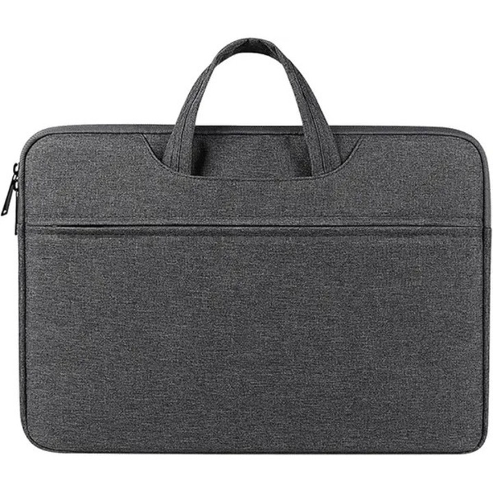 Vízálló laptoptáska 14.1-15.4 hüvelyk, sötétszürke, könnyű, rekeszes