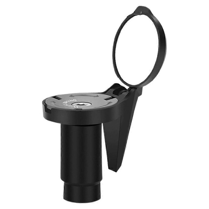 Kerékpár tükör, 360°-ban állítható, fekete, 16x22mm