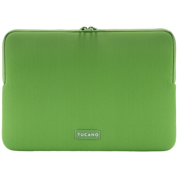 Geanta laptop Tucano Colore Sleeve verde 15.6x16 inch