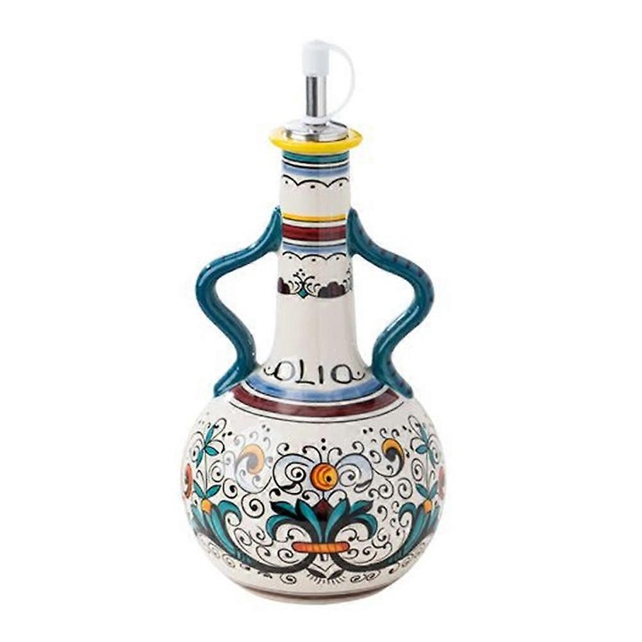 Kerámia olaj- és ecettartó, 700ml, 24x11.5cm, többszínű