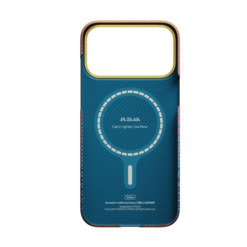Husa de protectie Pitaka iPhone 17 Pro Max Sunset 2.0 California Dream Edge Case - 05