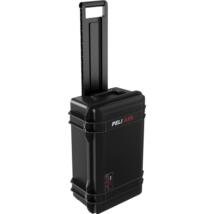 Peli™ AIR Case 1535TRVL kemény utazóbőrönd Packing Cube rendszerezőkkel és TSA zárakkal, Fekete