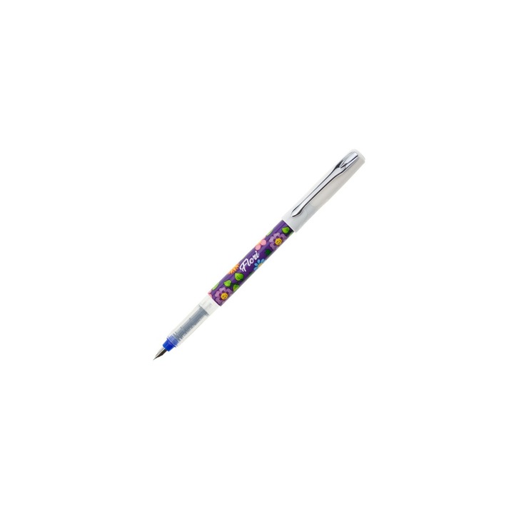 Stilou Floral cu Penita Fina din Iridium ECADA sku11