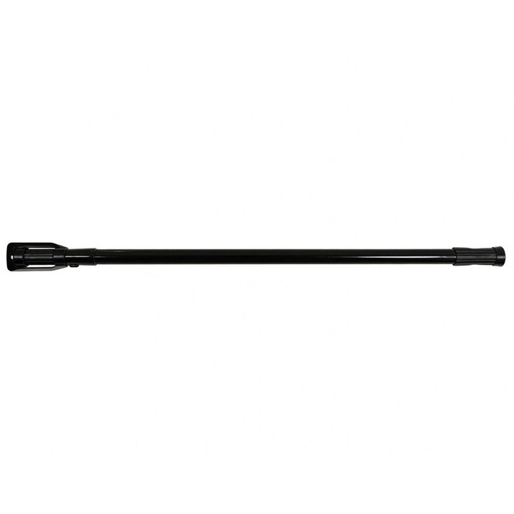 Bara perdea dus metalica reglabila 70>120cm NEGRU, fara gaurire, usor de instalat, pentru baie, bucatarie, dulapuri, balcon Cod 46785R