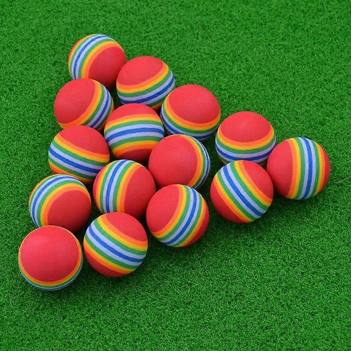 Edző golflabda habból, sárga, 4cm