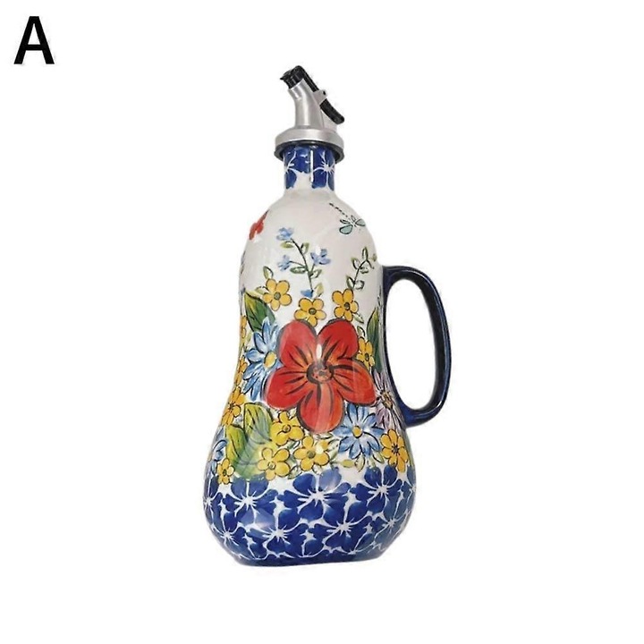 Recipient kerámia olajhoz 700ml többszínű