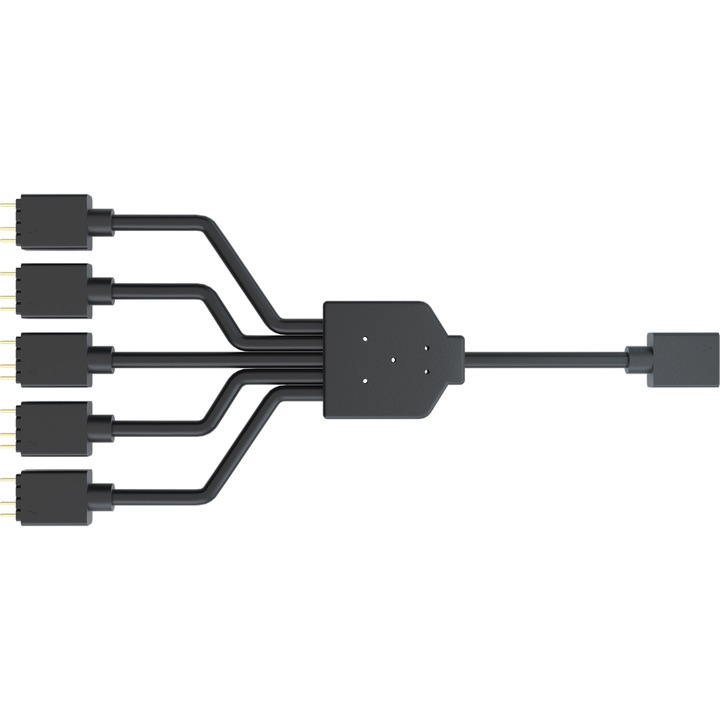 Splitter Coolermaster 3-tűs ARGB MFX-AWHN-1NNN5-R1, 1-5 elosztó