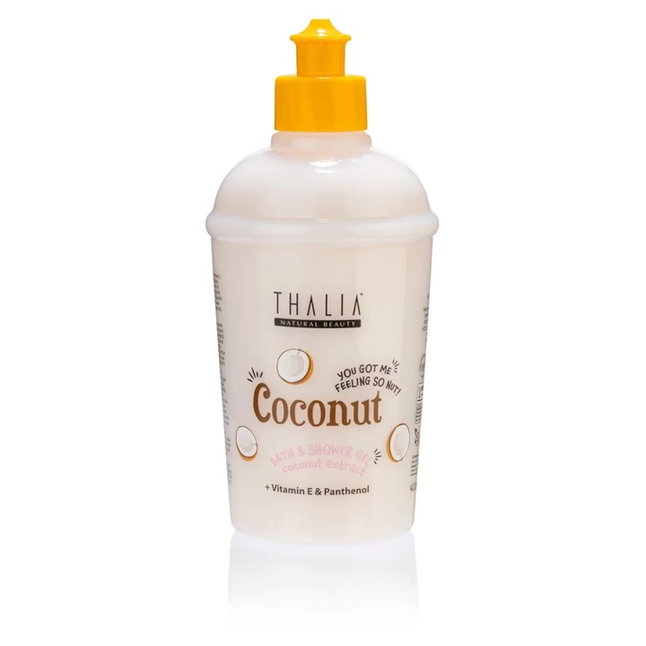 Kókusz kivonat + E-vitamin & panthenol tusfürdő, You Got Me Feeling so Nut, Thalia, 400 ml