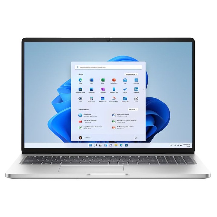 Laptop Dell 16 DC16250, 16 inch 1920 x 1200, Intel 120U 10 C / 12 T, 1.5 GHz - 5.00 GHz, 12 MB cache, 55 W, 16 GB DDR5, 512 GB SSD, Intel Graphics, Windows 11 Pro, Tastatura US International, Carbon Black