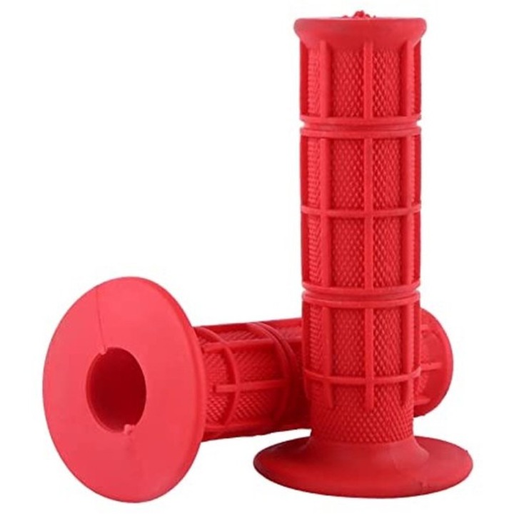Piros szilikon kormány markolat 22x25mm, fagy- és korrózióálló, 2 db-os készlet