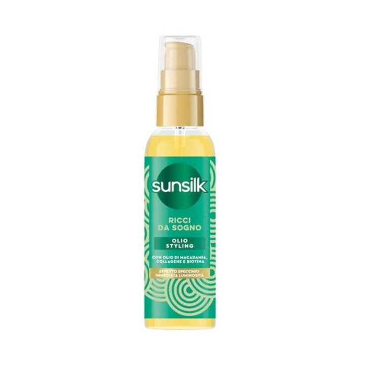 Sunsilk Dream Curls Styling Oil hajolaj definiált fürtökhöz és göndörödésgátló hatással, 75 ml