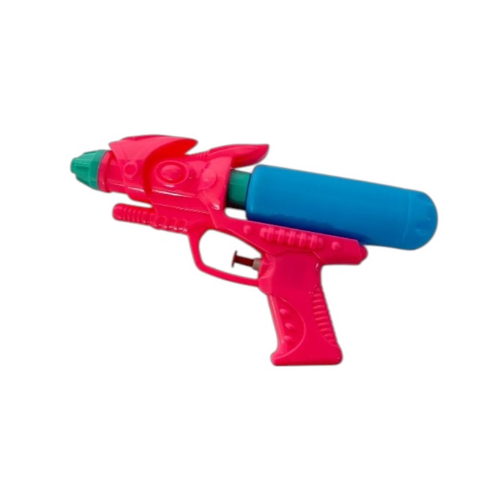 Pistol din plastic pentru joaca cu apa, colorat, 18 cm