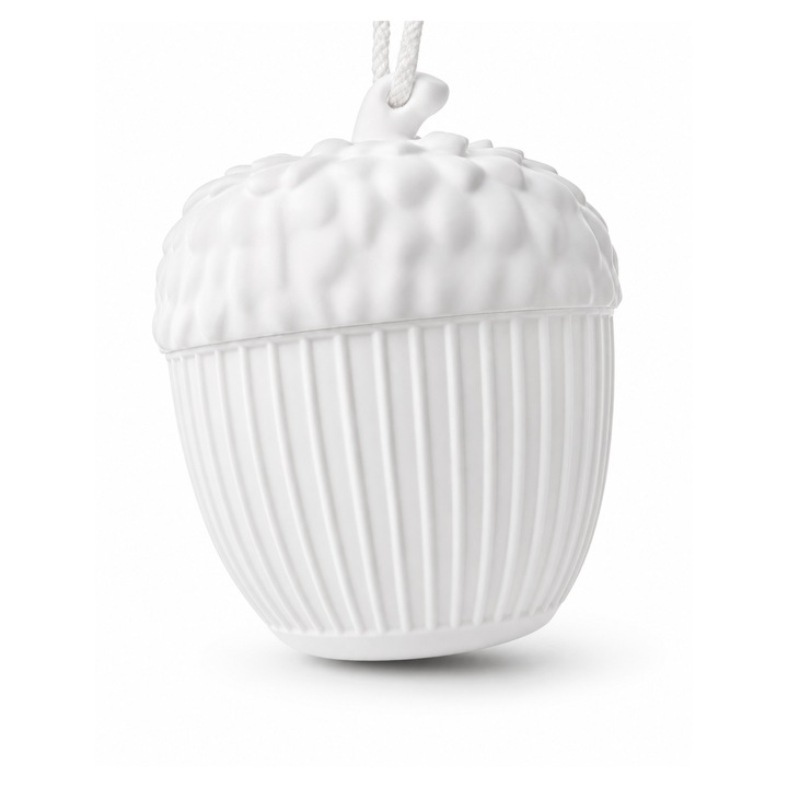 Decoratiune LED numioo alba, 2 piese, plastic, 12x10cm