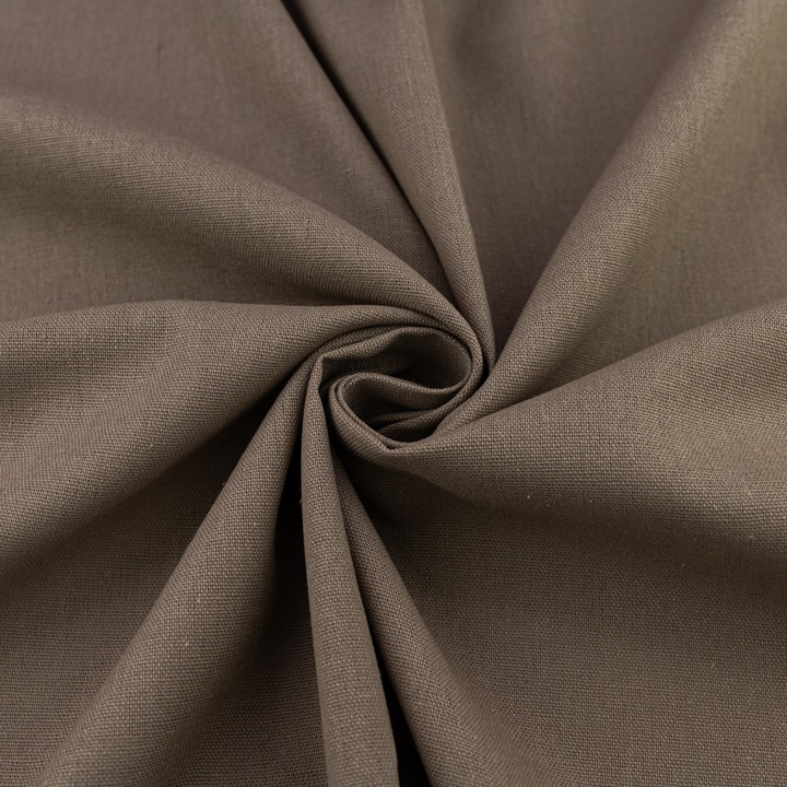Anyag textil Kompanio len viszkóz természetes 140cm földszínű 230g/m