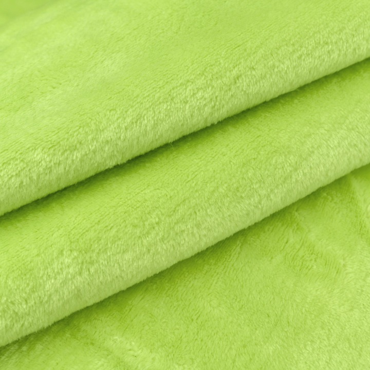 Textil anyag Kompanio Polar Minky puha meleg lime 150x0.5cm