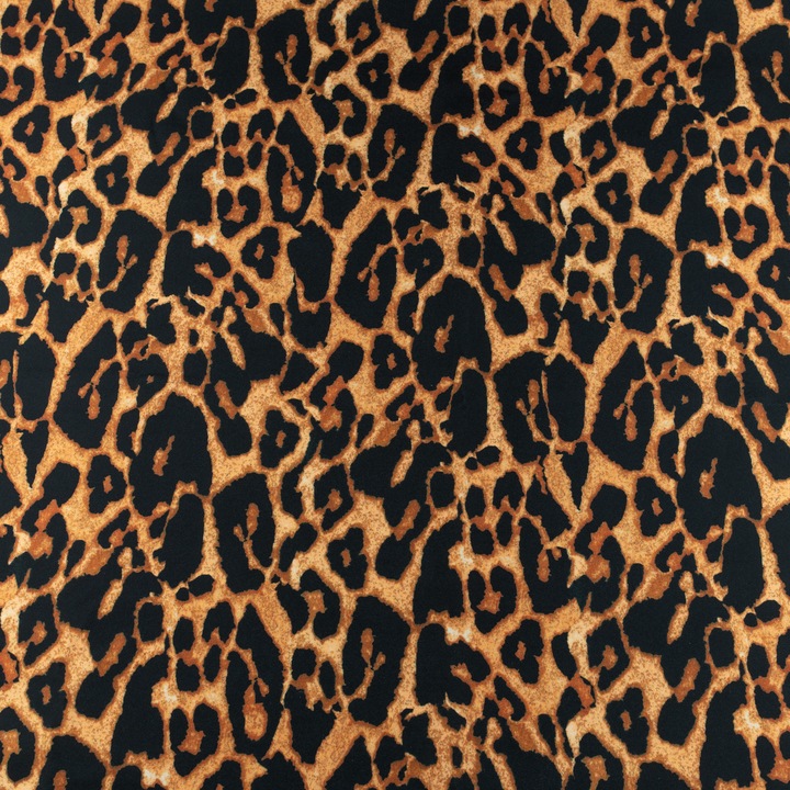 Textil anyag Kompanio Barbie Marchiano barna leopárd 150x0.5cm